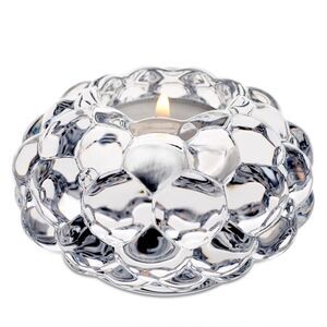 Orrefors Sweden Anne Nilsson Crystal‎ Rasberry Votive Candle Holder